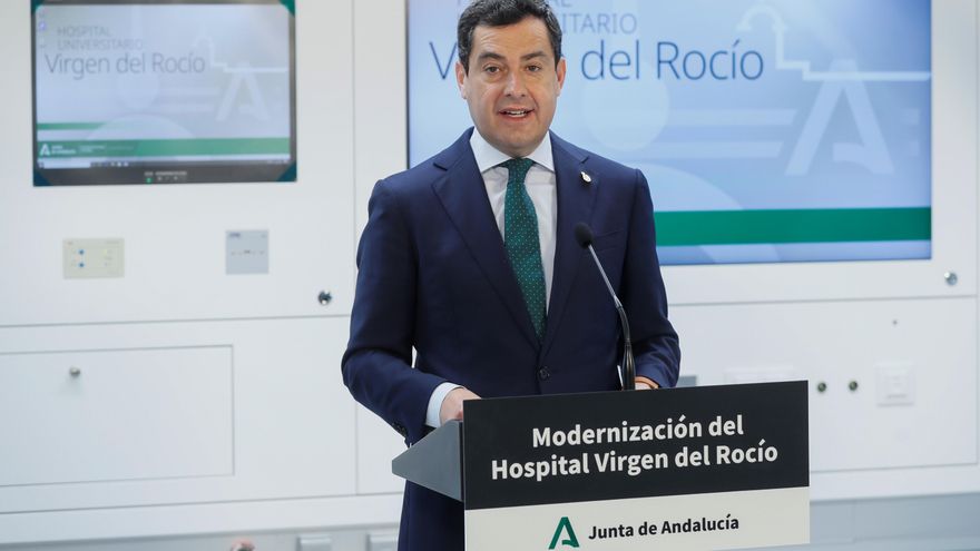 El presidente andaluz, Juanma Moreno. EFE/José Manuel Vidal/Archivo