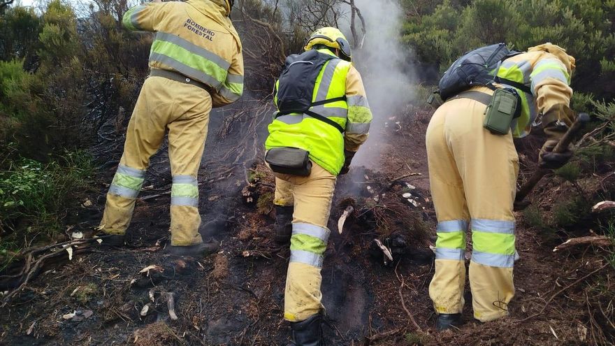 Operativo de incendios forestales en Cantabria