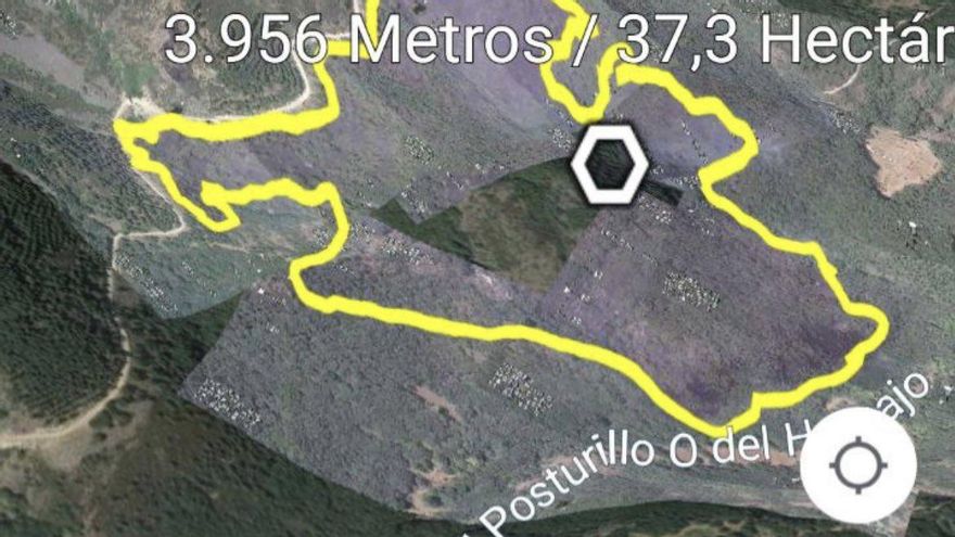 Perímetro del fuego