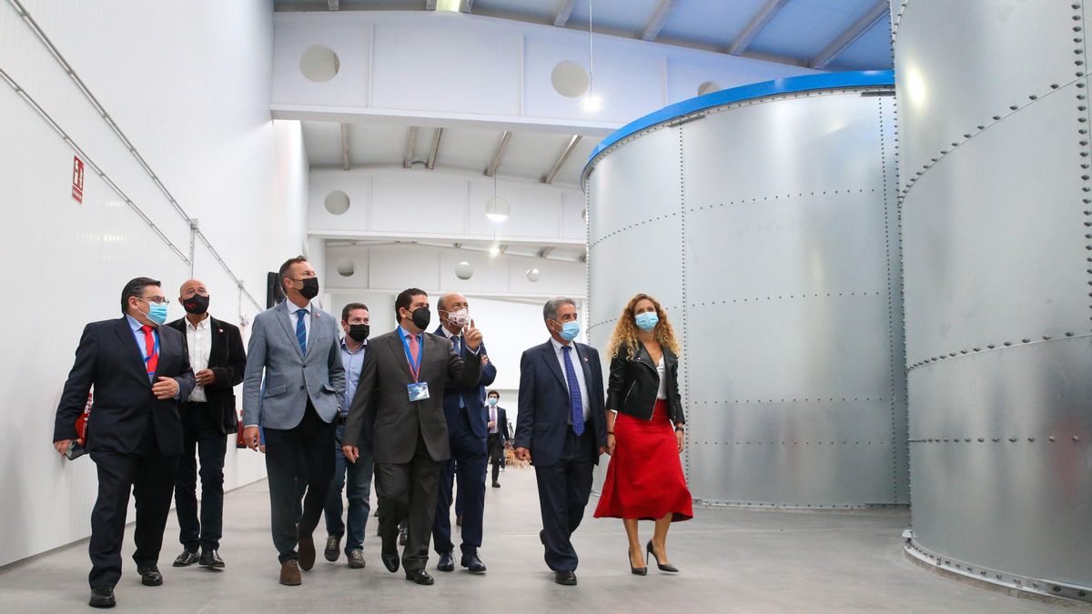 Inauguración de la planta de salmones Norcantabric