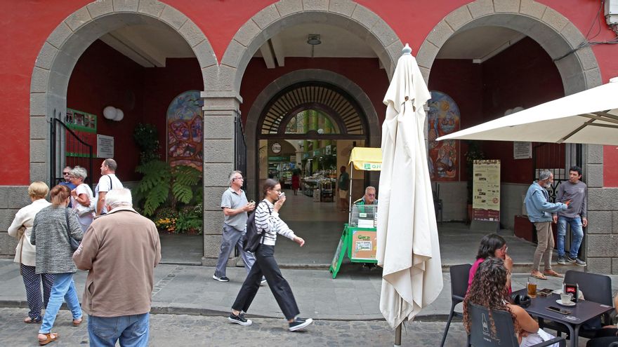 Mercado municipal de Gáldar, en la calle Capitán Quesada
