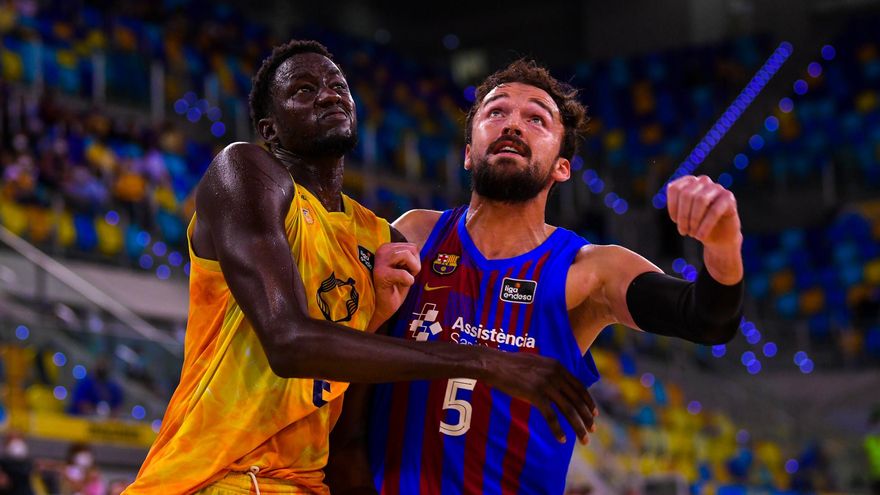El CB Gran Canaria, arrollado por el Barça