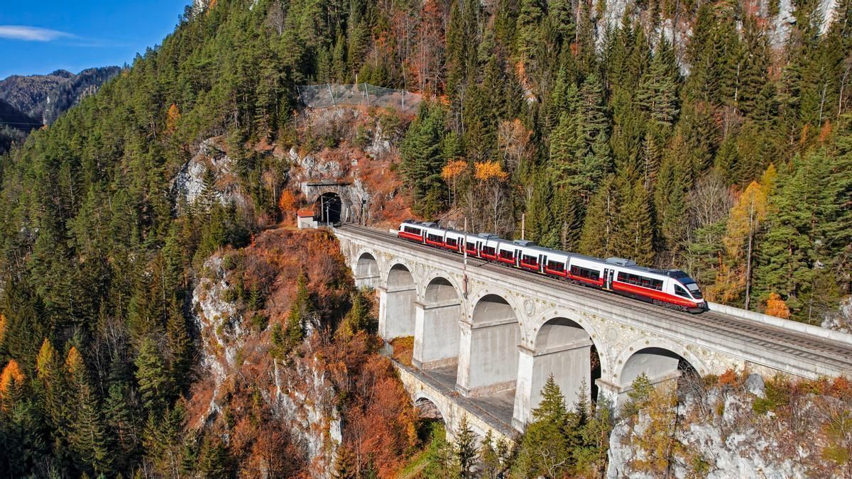 El Ferrocarril de Semmering fue una obra de ingeniería pionera en el mundo de la locomoción