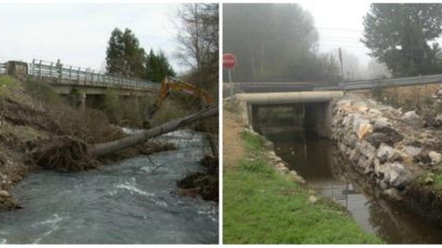 obras puente sobre el Cúa