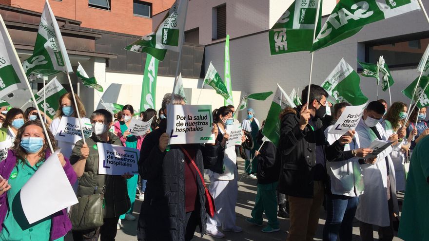 Concentración en Hospital de Ciudad Real