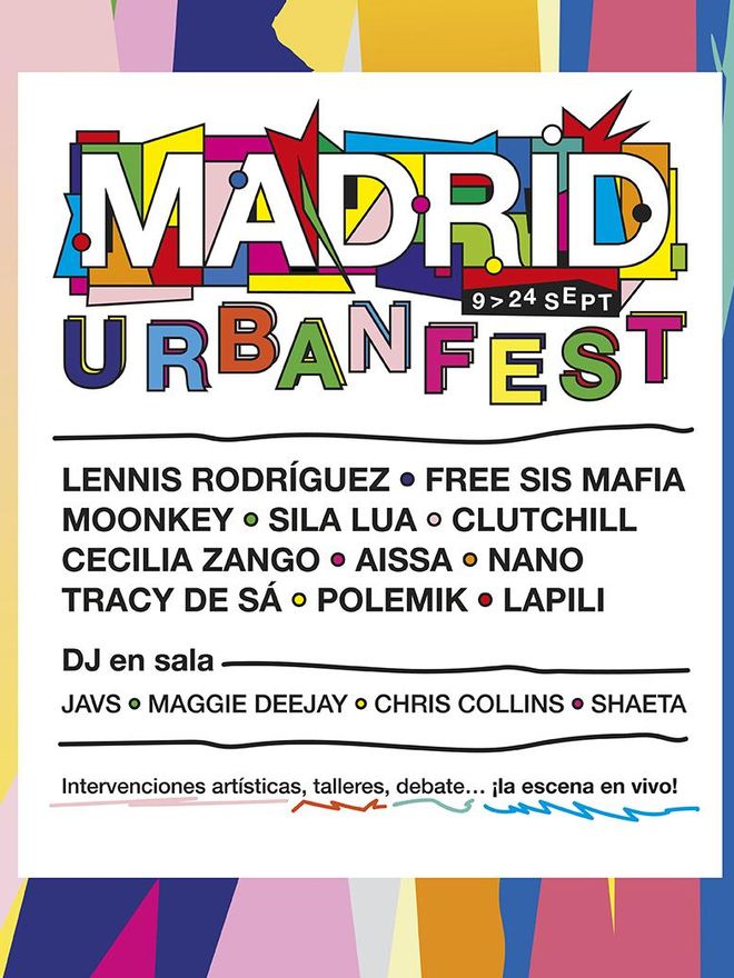 Cartel del Madrid Urban Music 2022