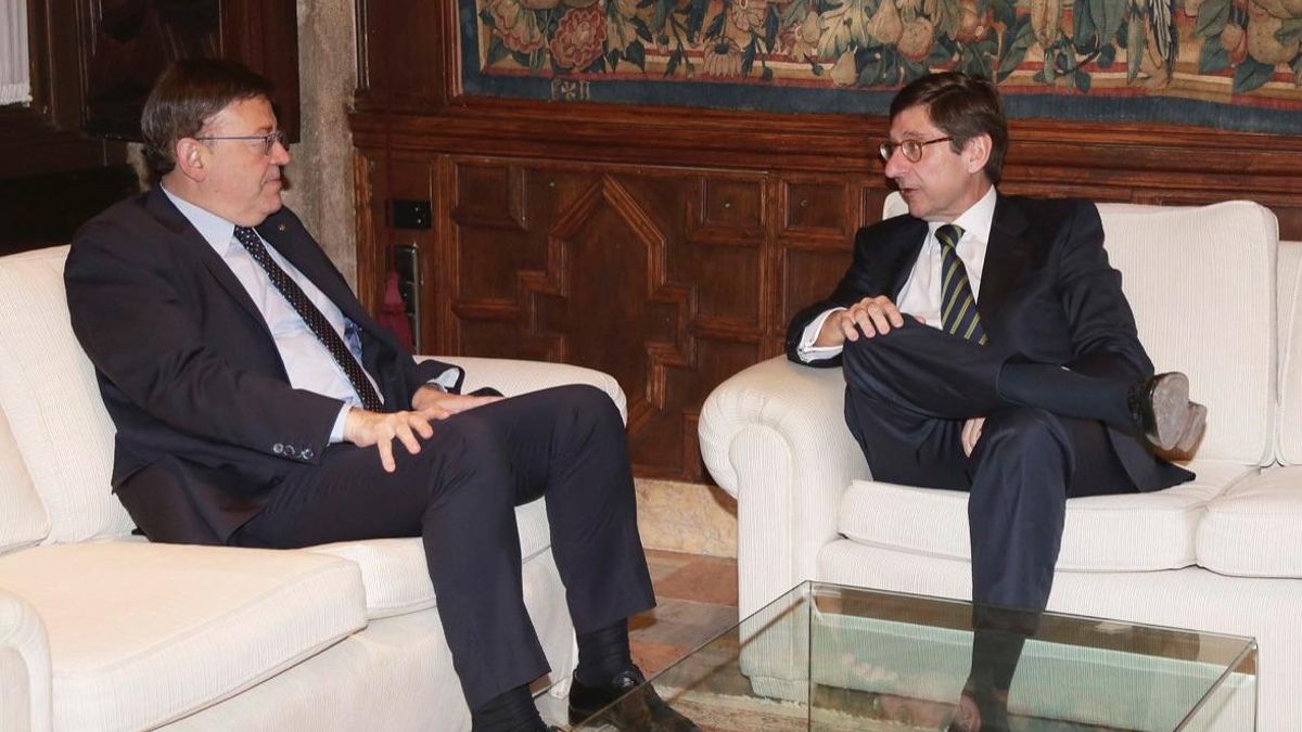 Ximo Puig y José Ignacio Goirigorzarri.