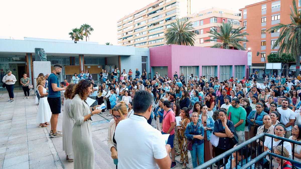 Imagen de la convocatoria de oposiciones del pasado mes de junio en Canarias.