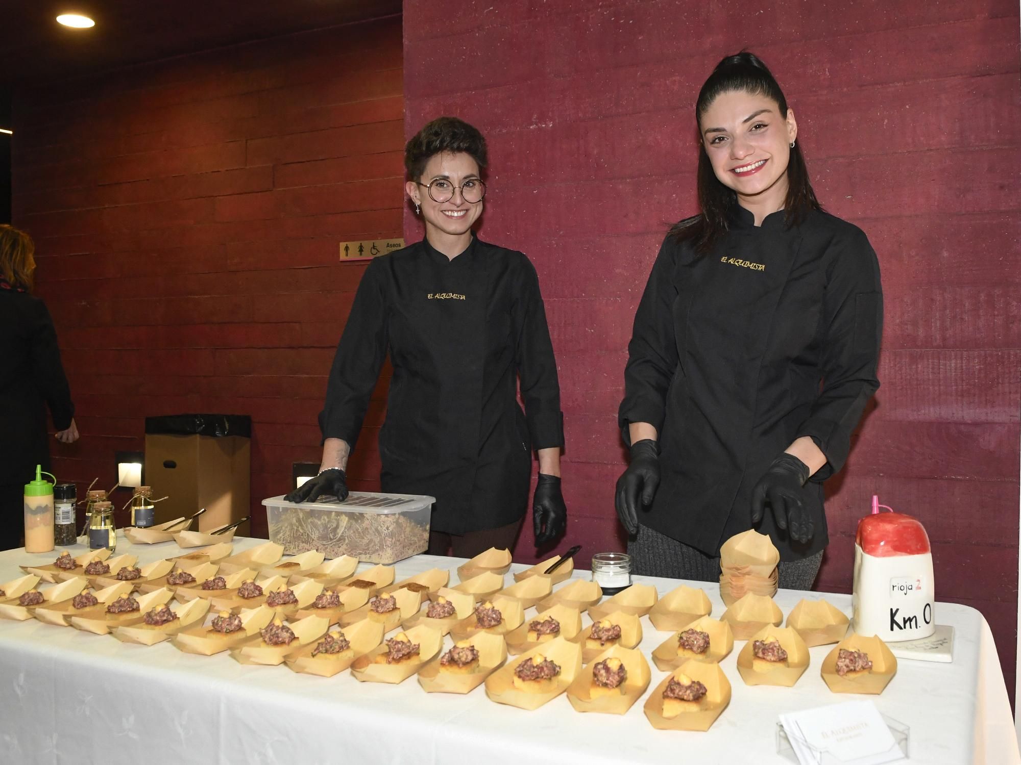 La gastronomía de la celebración de los Premios de Rioja2 también fue Kilómetro Cero