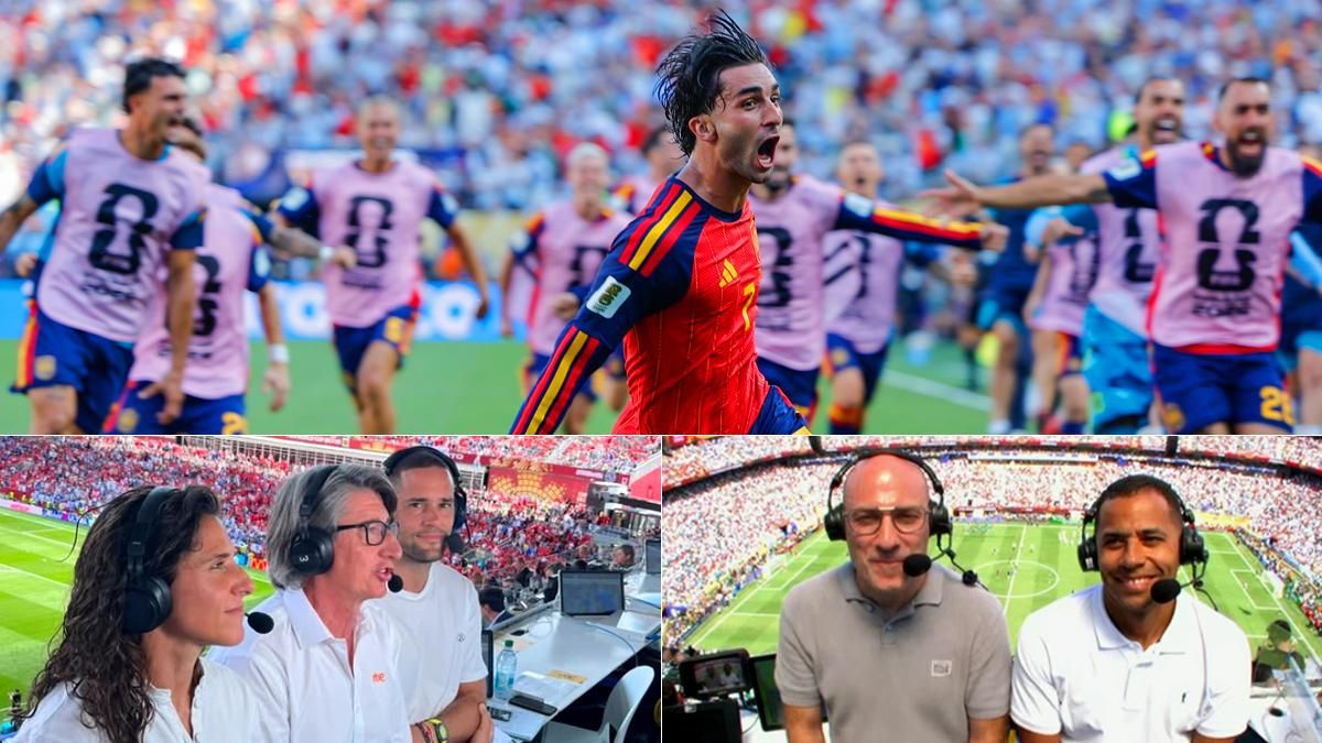 Así cantaron Juan Carlos Rivero y Miguel Ángel Román en RTVE y DAZN el gol de Ferran que dio a España el Mundial