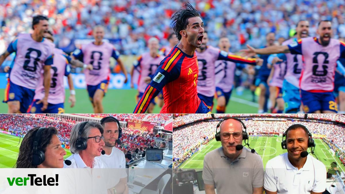Así cantaron Juan Carlos Rivero y Miguel Ángel Román en RTVE y DAZN el gol de Ferran y España el Mundial Así cantaron Juan Carlos Rivero y Miguel Ángel Román en RTVE y DAZN el gol de Ferran y España el Mundial