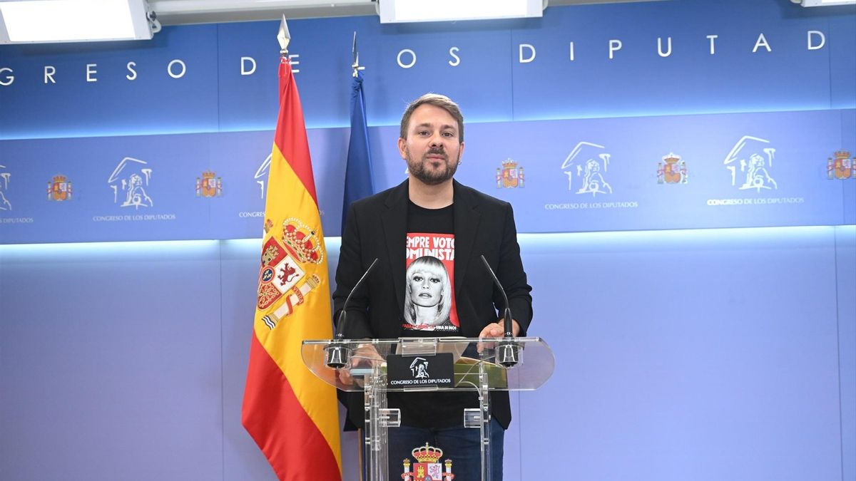 El portavoz adjunto de Sumar en el Congreso, Alberto Ibáñez