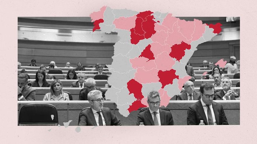 40 escaños más y mayoría absoluta: el informe interno del PSOE que avala una lista unida de la izquierda en el Senado