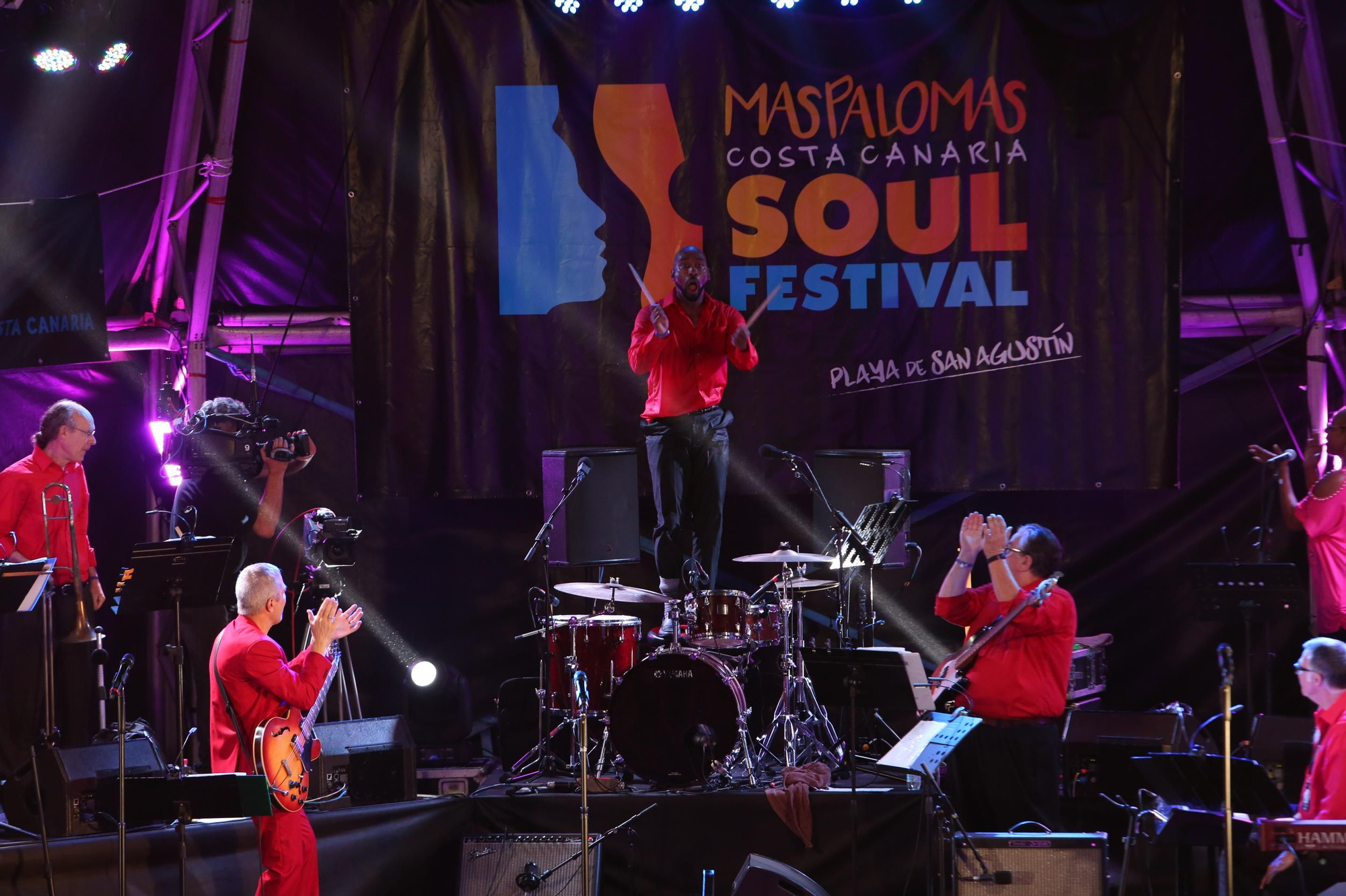 D'Mar, batería de la Anthony Payle Soul Orchestra