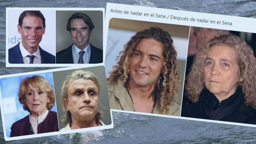 "Antes y después de nadar en el Sena": los memes sobre la calidad del agua en los Juegos Olímpicos de París