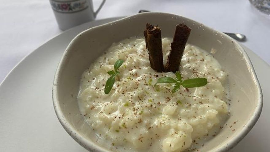 Arroz con leche.