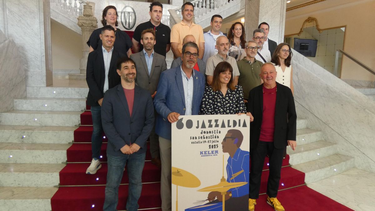 Foto de la presentación de 60 Donostiako Jazzaldia 2025