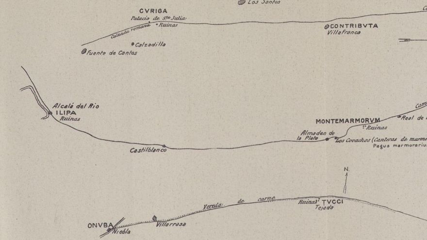 La hipótesis se fundamenta en los trabajos que llevó a cabo en 1921 el ingeniero Antonio Blázquez Jiménez