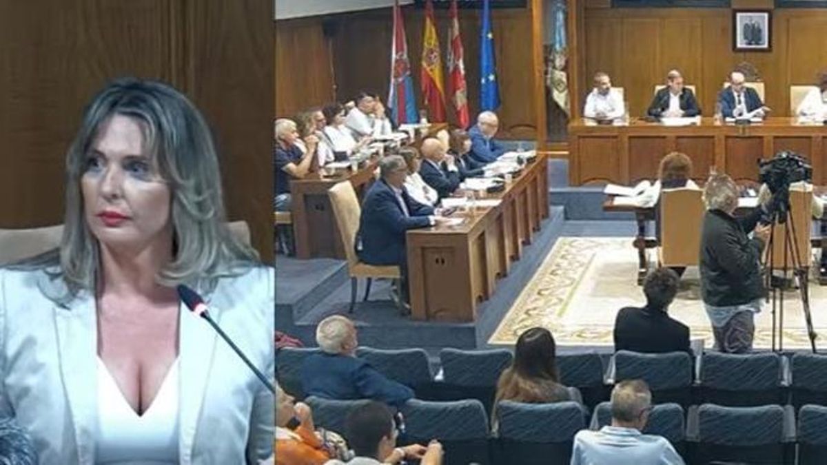 La portavoz de Vox en el Ayuntamiento de Ponferrada, Patricia González.