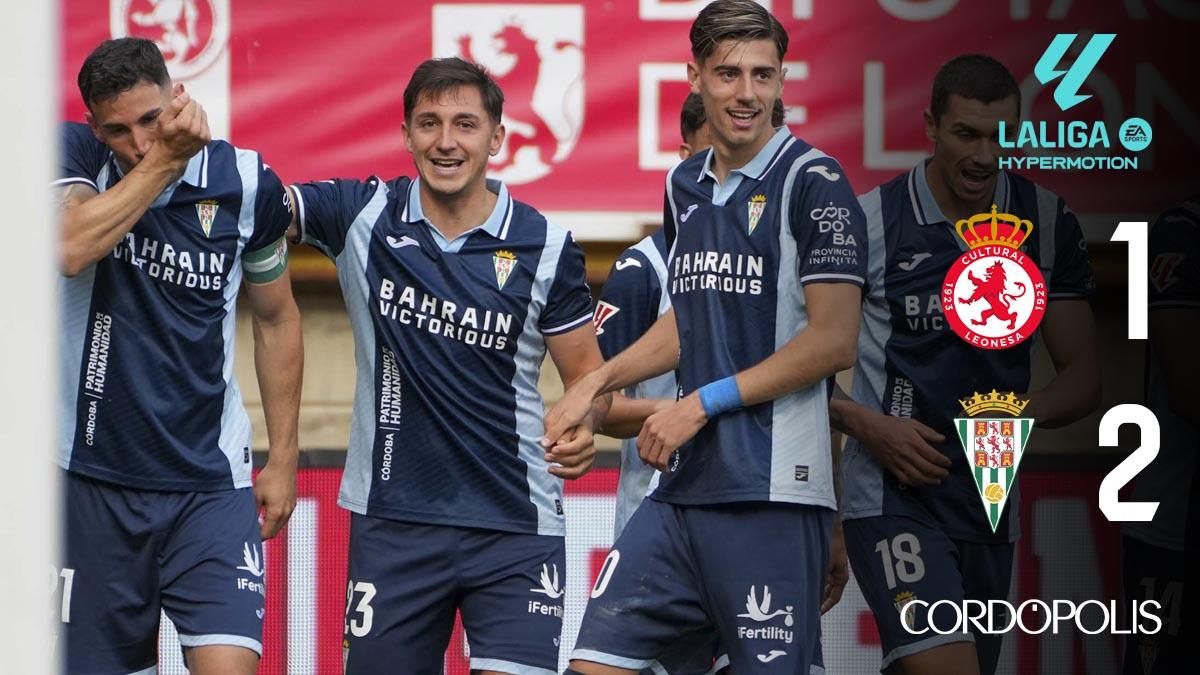 El Córdoba CF aprende a sufrir para ganar en León