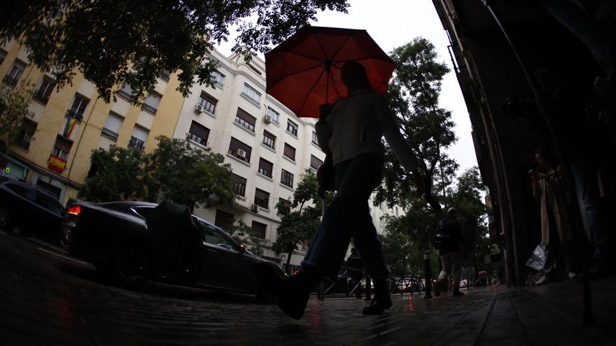 Amenaza de lluvias y tormentas en la sierra de la Comunidad de Madrid