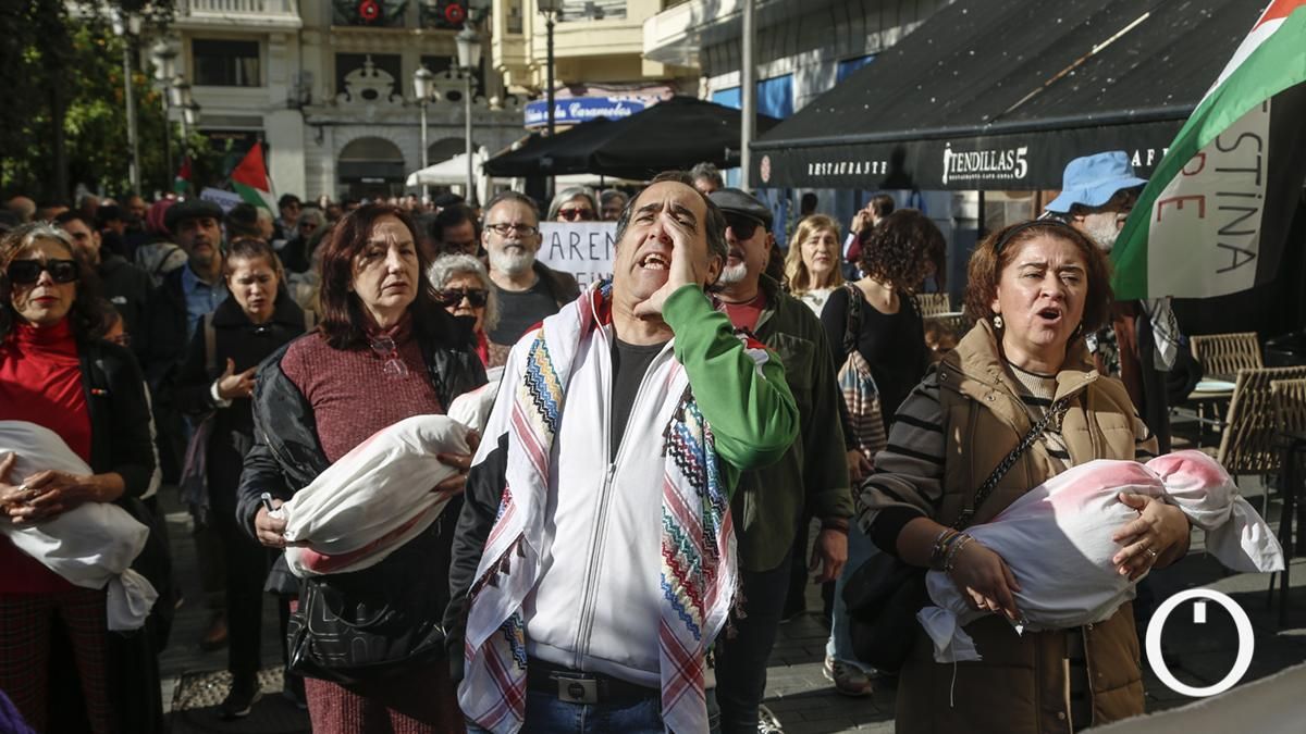 Manifestación en apoyo a Palestina
