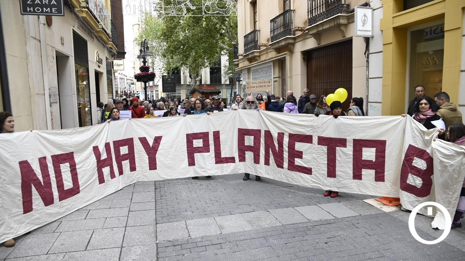 Manifestación por el clima y la reforestación de Córdoba.