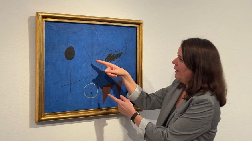 Misterio bajo el azul: desvelan en una singular obra de Joan Miró el retrato oculto de su madre