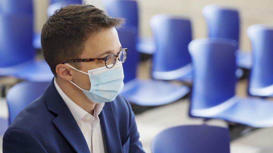 El diputado de Más País Íñigo Errejón, durante el juicio. EFE/ Mariscal POOL