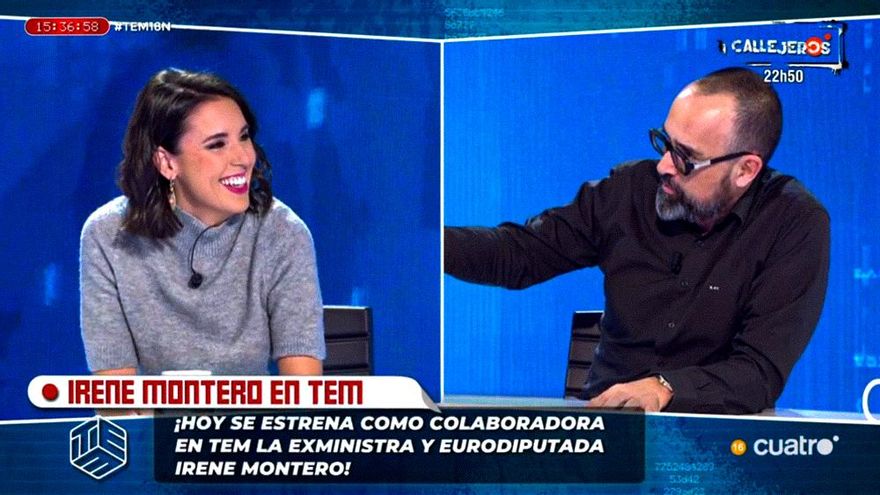Irene Montero se estrena en 'Todo es mentira' con petición "en serio" para Risto: "¡Me encanta cómo empieza!"