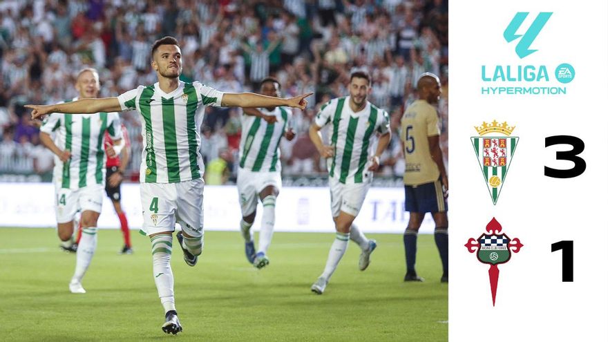 El Córdoba CF sigue convenciendo en El Arcángel y doblega al Racing de Ferrol