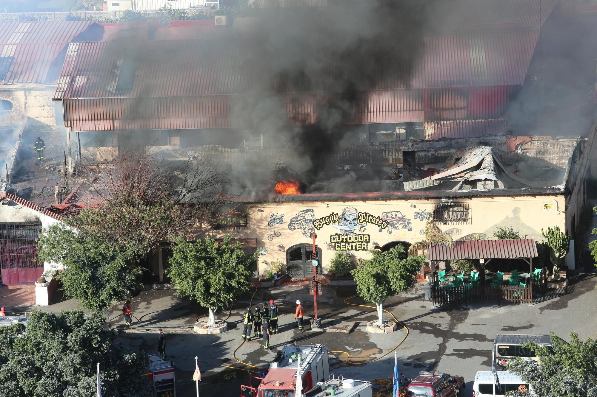 Incendio en Maspalomas.