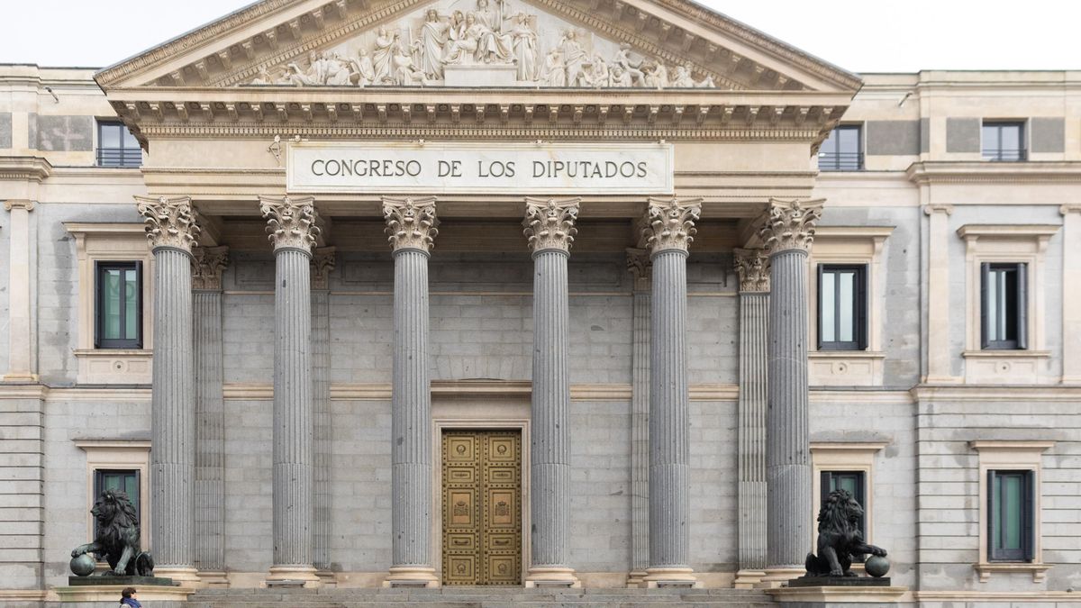 Fachada del Congreso de los Diputados en una imagen de archivo.
