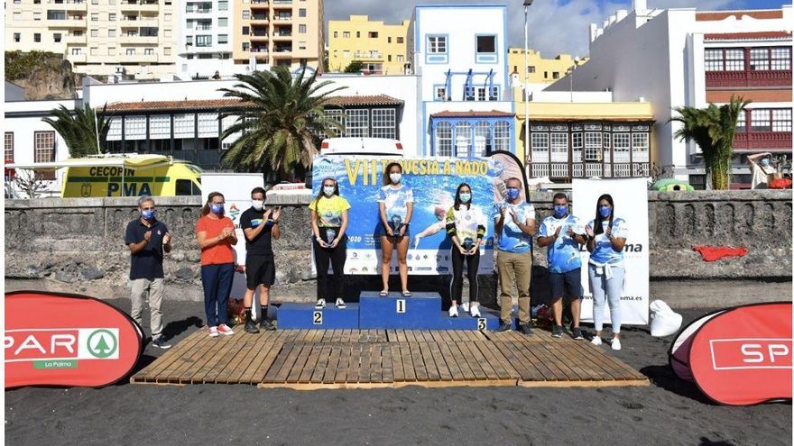 Podio General Femenino Distancia 4 km