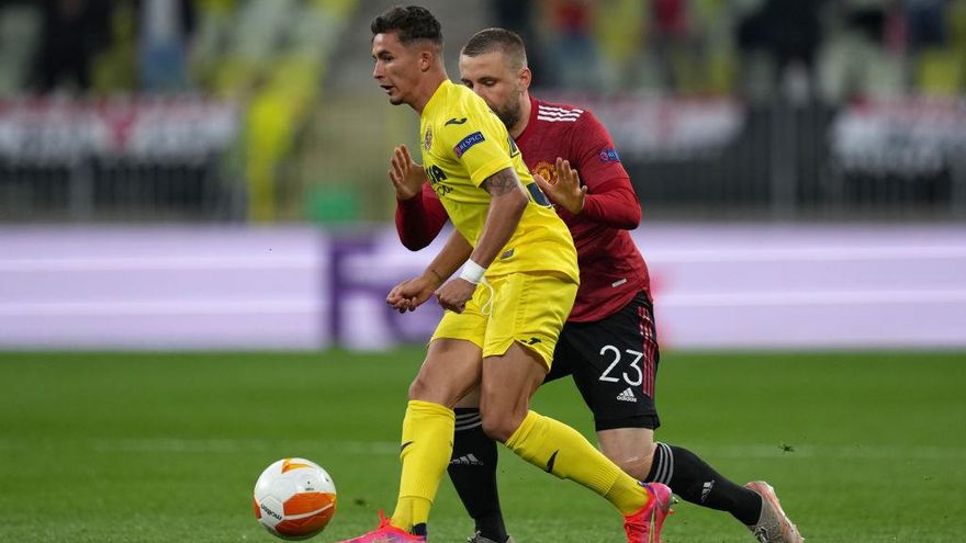 Yeremi Pino, campeón con el Villarreal de la Europa League