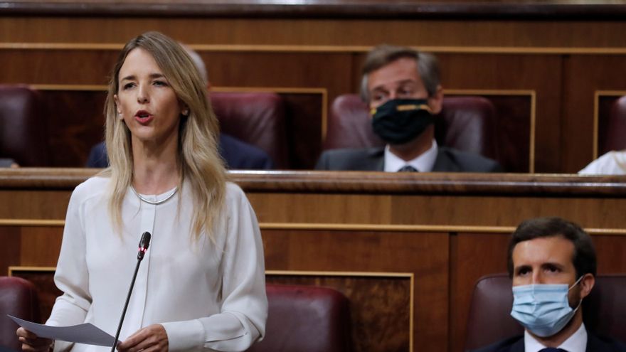 Imagen de archivo de Cayetana Alvárez de Toledo, durante una intervención en el Congreso. EFE/Chema Moya