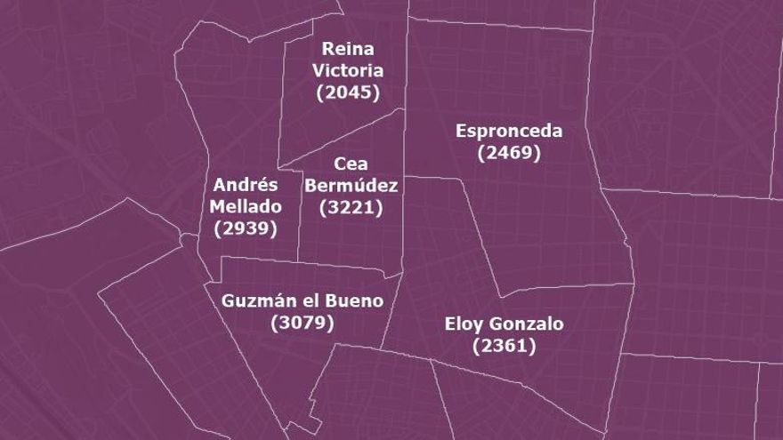 Chamberí reúne las tres áreas de salud con más contagios en la sexta ola madrileña de Covid