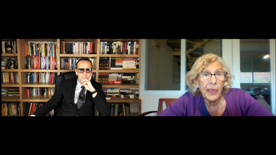 Risto y Manuela Carmena en el programa