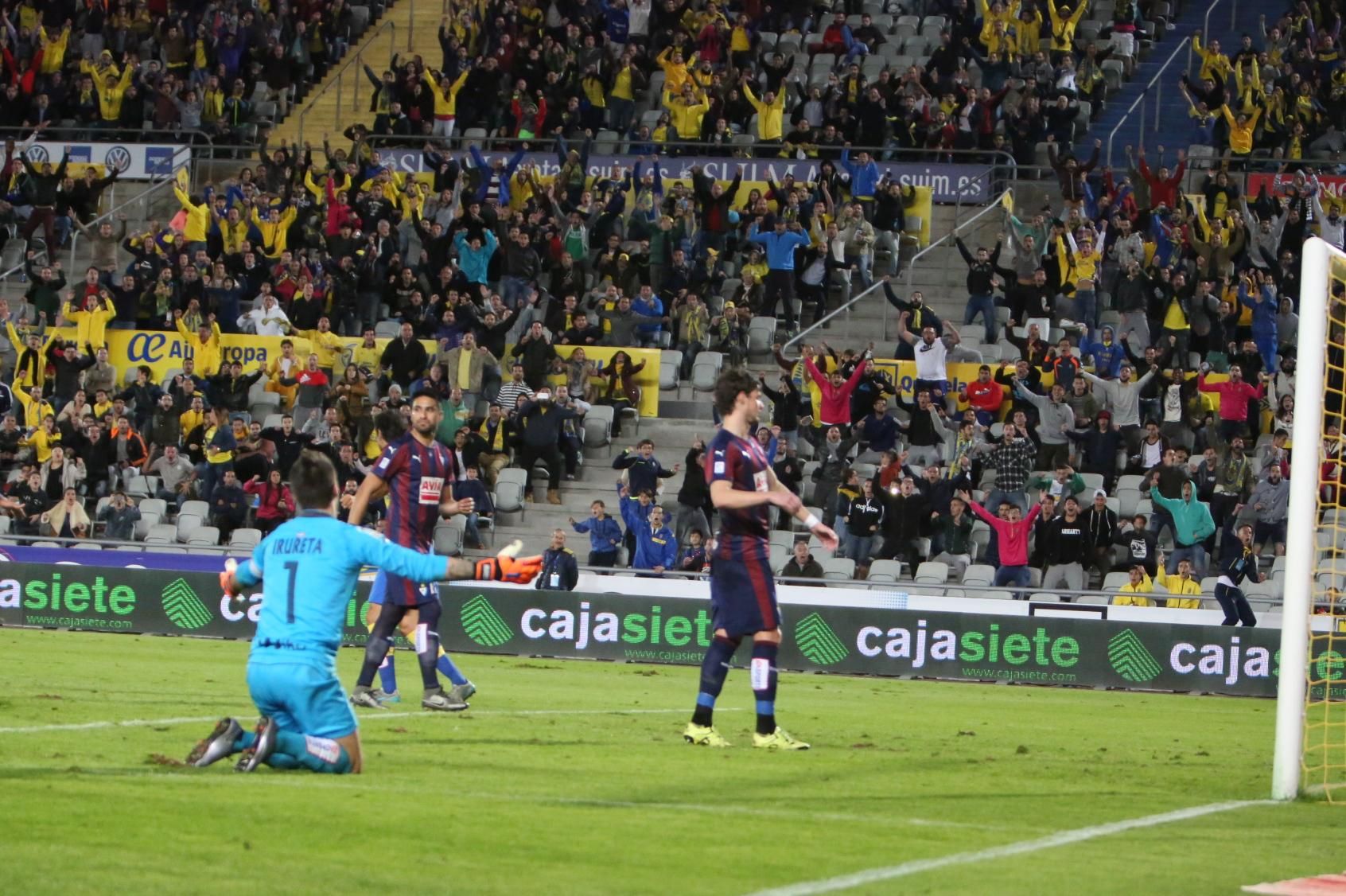 Partido de vuelta de la Copa del Rey entre la UD Las Palmas y el Eibar en el Estadio de Gran Canaria.