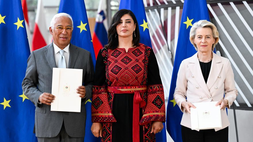 The EU raises the diplomatic recognition of Palestine
