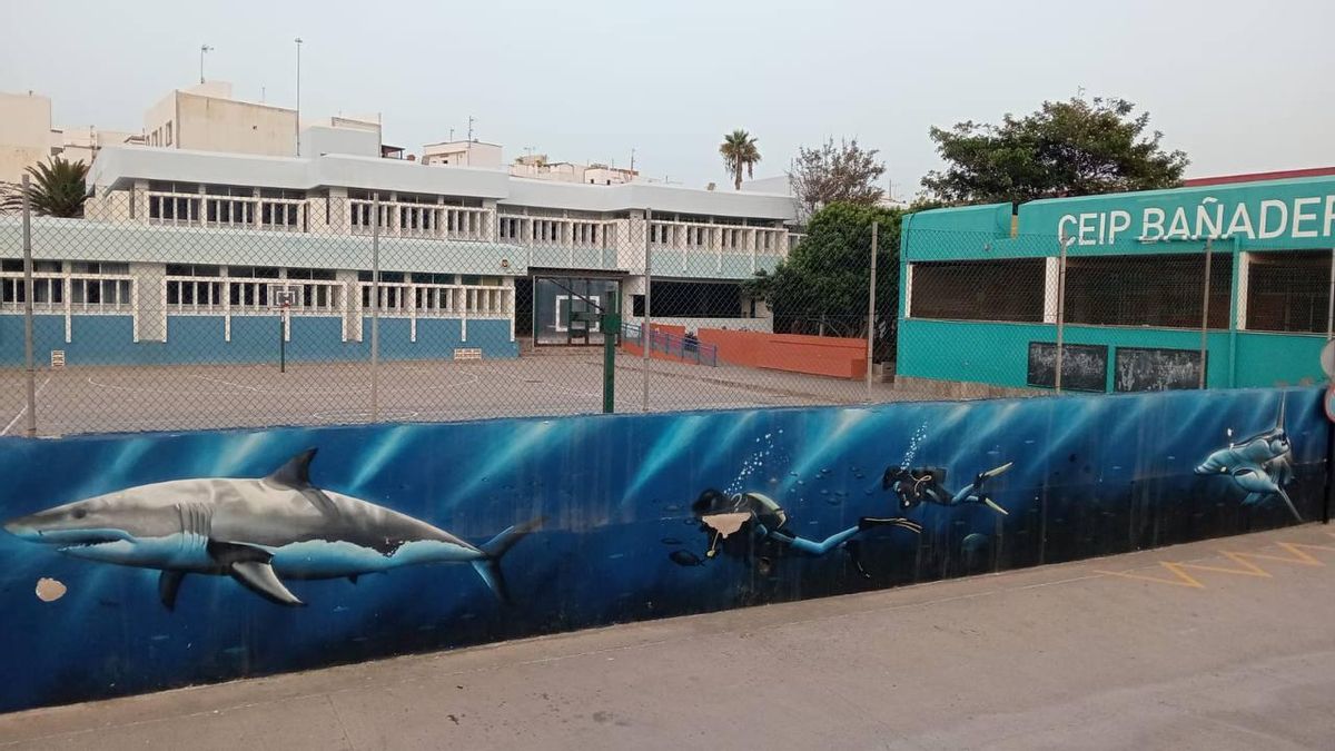 Vista del CEIP Bañaderos.