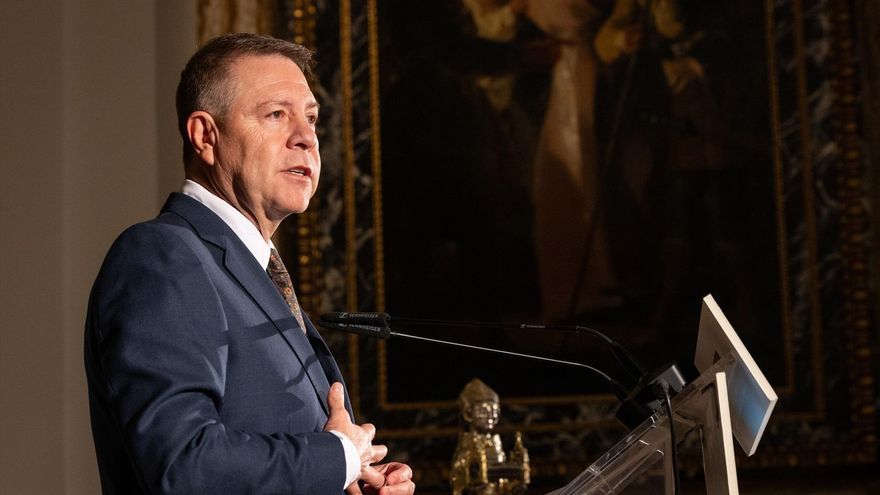 El presidente de Castilla-La Mancha, Emiliano García-Page, asiste, en la Catedral de Toledo, a las conclusiones y presentación del catálogo de la exposición ‘Primada. VIII Centenario de la Catedral de Toledo’
REMITIDA / HANDOUT por JCCM