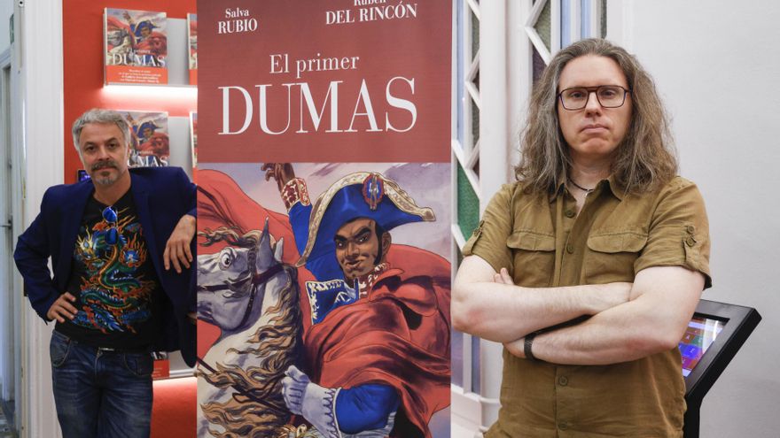 Rubio y Del Rincón dibujan 'El primer Dumas', general negro de Napoleón y padre del escritor