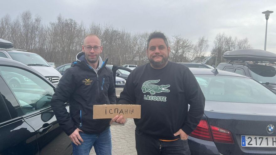 De Lugo a Medyka: dos vecinos gallegos recorren 6.000 kilómetros para traer a refugiados ucranianos a España