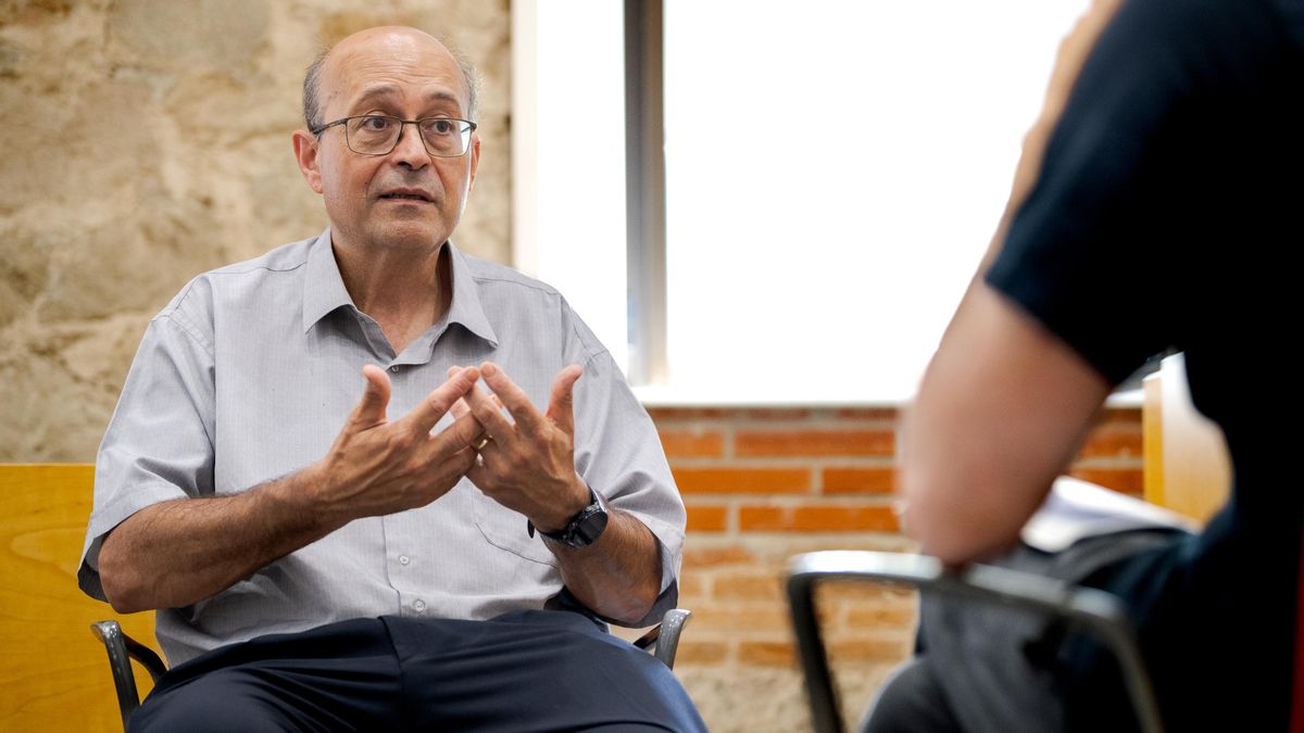 Pich, durante la entrevista