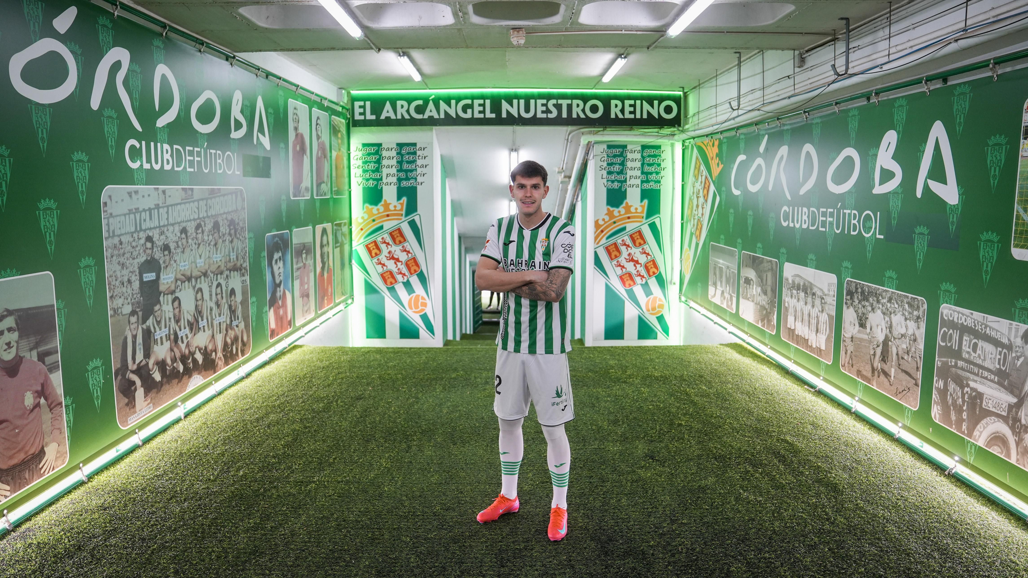 Presentación de Trulli como nuevo jugador del Córdoba CF