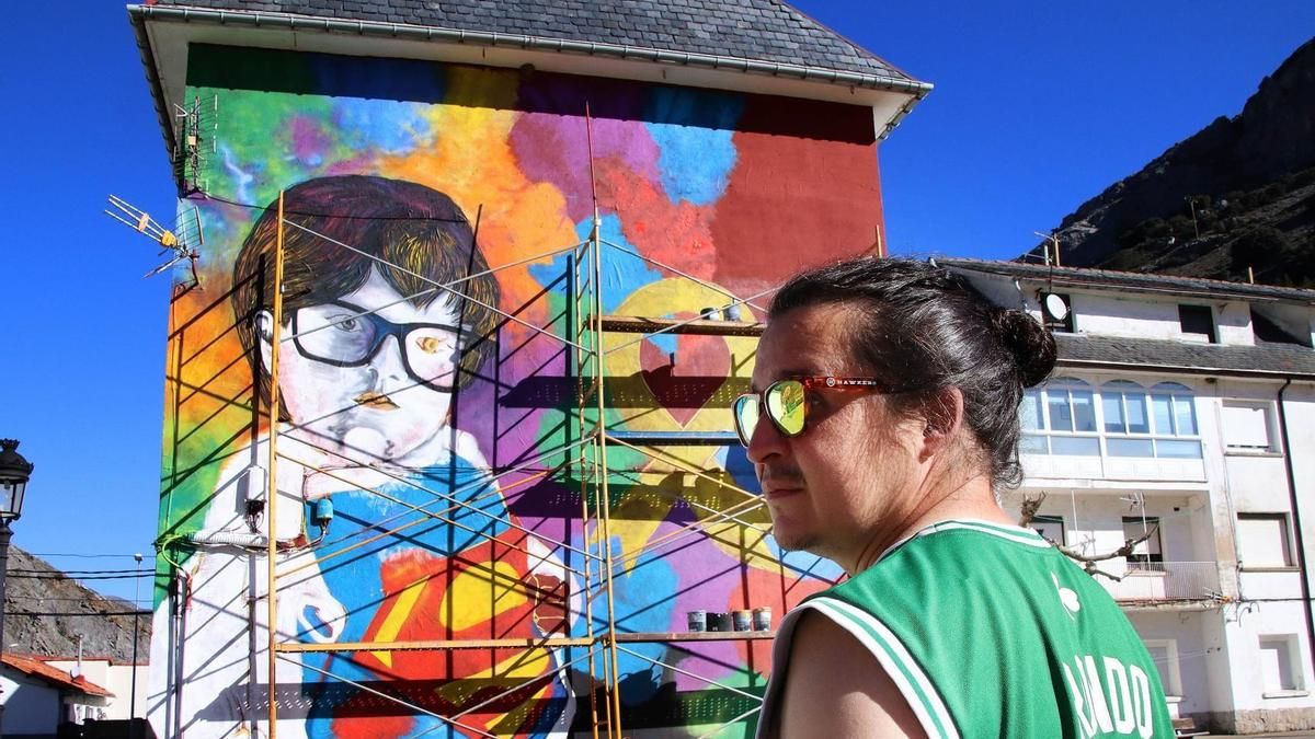 El artista local Sergio Canga será uno de los protagonistas de la jornada 'Art picnic' de Ciñera.