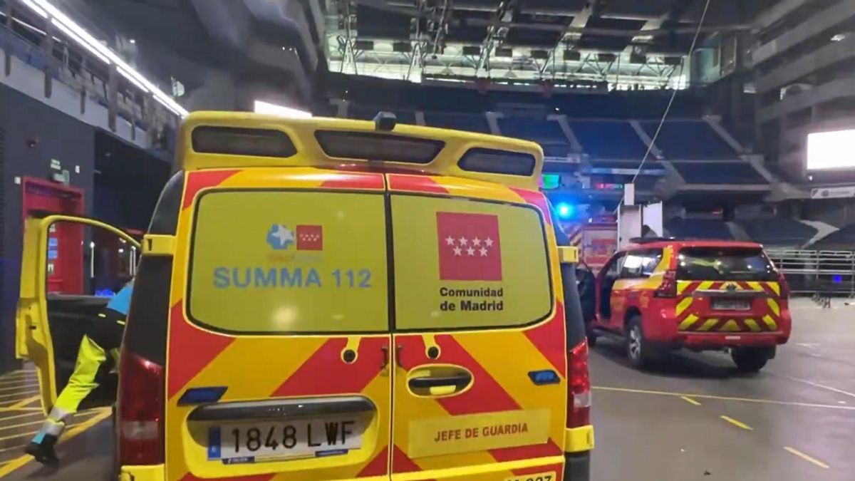 Muere un trabajador al caer desde el techo del Palacio de los Deportes de Madrid
