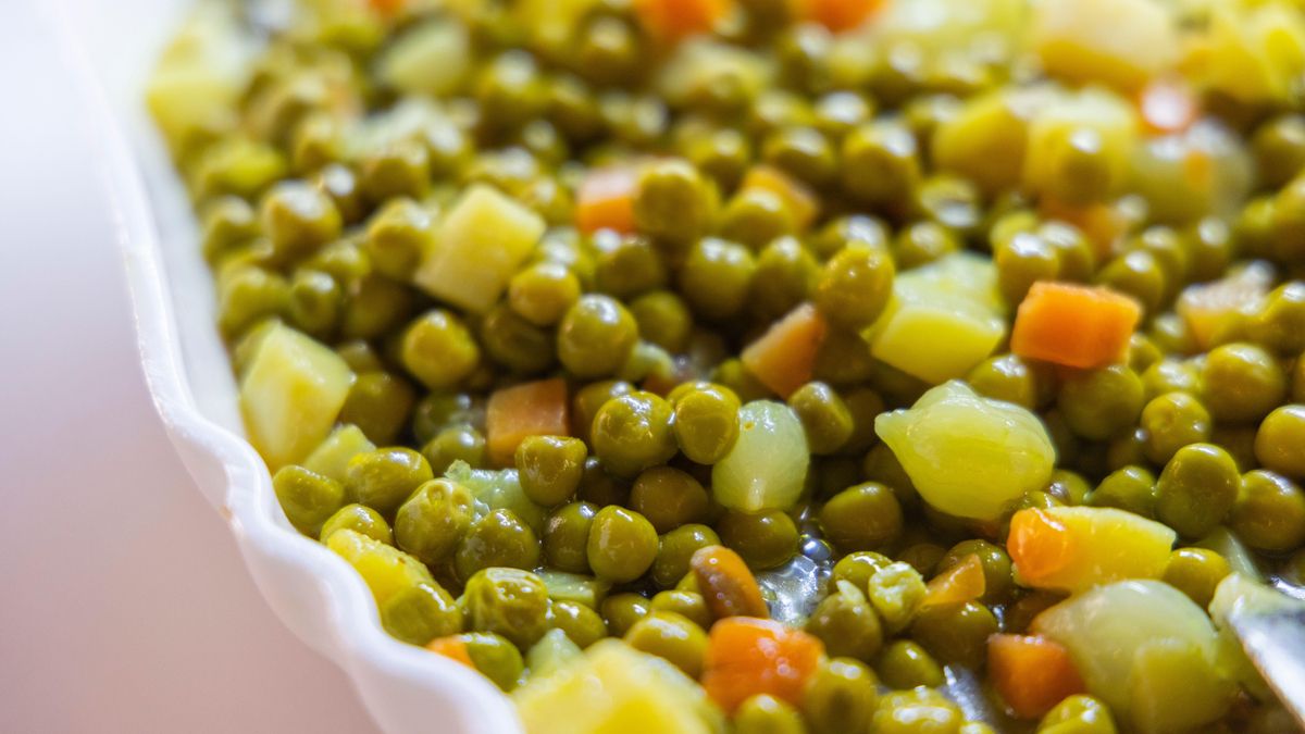Guiso con guisantes