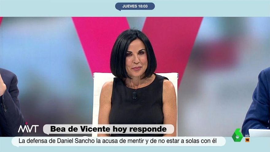 Beatriz de Vicente replica a la portavoz de la familia Sancho y se ratifica "íntegramente" en su charla con Daniel